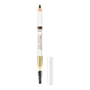 L'OREAL PARIS AGE PERFECT BROW MAGNIFYING PENCIL, SOFT BROWN - NEW, NO PACKAGING